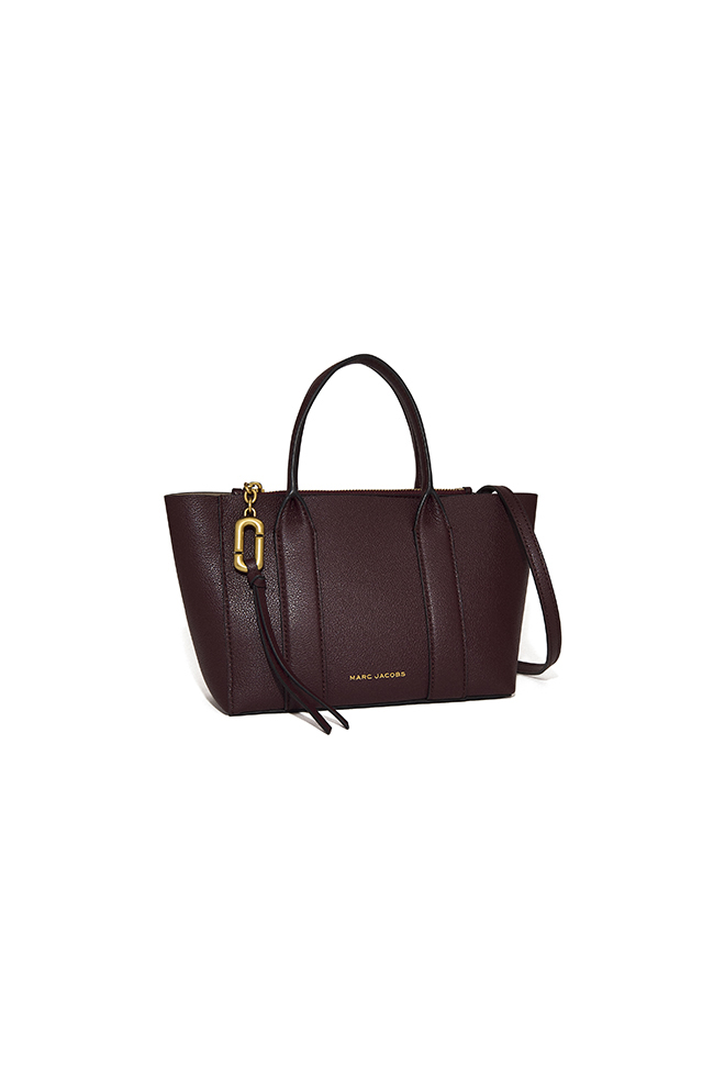 Marc Jacobs Small Work Tote Dark Port